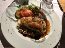 Restaurant La Malterie - Suprême de pintadeau rôti aux petits paris en crème