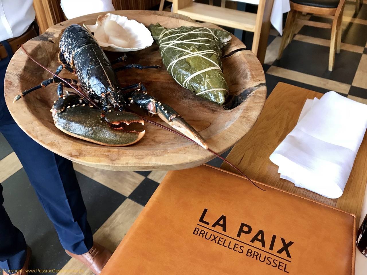 Restaurant La Paix - Présentation des produits
