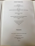 Restaurant La Paix - La carte