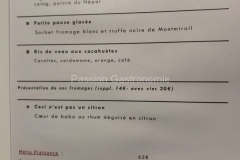 Restaurant La Plage d'Amée - Le Menu Plaisance Restaurant La Plage d'Amée - Le Menu Plaisance