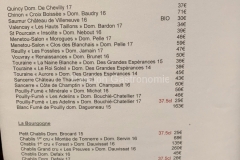Restaurant La Plage d'Amée - La carte des vins : la Loire et la Bourgogne Restaurant La Plage d'Amée - La carte des vins : la Loire et la Bourgogne
