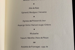 Restaurant L'Ardeqo - Le menu 5 services Restaurant L'Ardeqo - Le menu 5 services