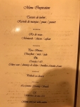 Restaurant L'Artiste à Falaen - Le menu inspiration Restaurant L'Artiste à Falaen - Le menu inspiration