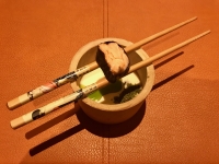Restaurant L'Artiste à Falaen - Saumon légèrement fumé et velouté de salsifis Restaurant L'Artiste à Falaen - Saumon légèrement fumé et velouté de salsifis