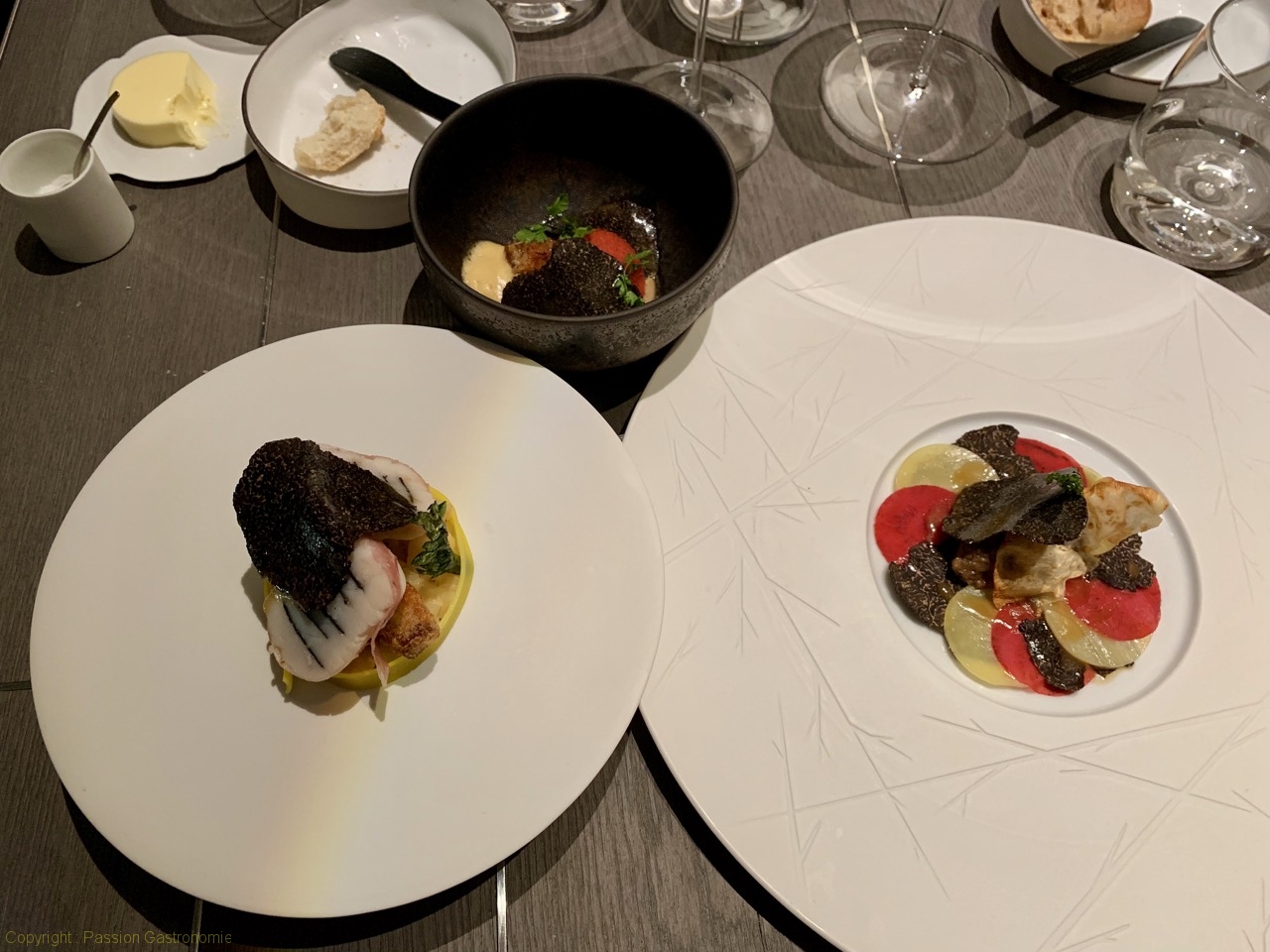 Restaurant La Table de Maxime - Trois plats autour de la truffe