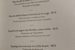 Restaurant La Table de Maxime - Les plats