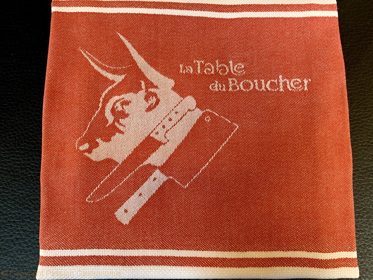 Restaurant La Table du Boucher - Les serviettes