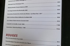 Restaurant La Table du Boucher - La carte des vins (fond de loge) Restaurant La Table du Boucher - La carte des vins (fond de loge)