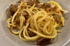 Restaurant La Vigneraie - Spaghetti au ragoût de sanglier