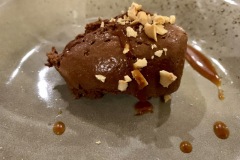 Restaurant La Vigneraie - Quenelle de chocolat