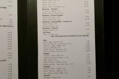 Restaurant La Villa In The Sky - Carte des vins Restaurant La Villa In The Sky - Carte des vins