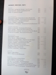 Restaurant Le Colonel à Bruxelles - Carte des vins rouges 1