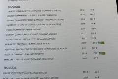 Restaurant Le Gastronome - La carte des vins Restaurant Le Gastronome - La carte des vins