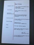 Restaurant Le Cor de Chasse - Le menu Prestige Restaurant Le Cor de Chasse - Le menu Prestige