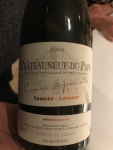 Restaurant Le Cor de Chasse - Châteauneuf-du-Pape 2004 de chez Tardieu-Laurent Restaurant Le Cor de Chasse - Châteauneuf-du-Pape 2004 de chez Tardieu-Laurent