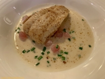 Restaurant Le Fou est Belge  - Sole au radis rose