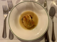 Restaurant Le Fou est Belge  - Cabillaud en croustillant de pommes de terre