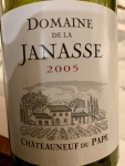 Restaurant Le Fou est Belge - Domaine de la Janasse 2005 Restaurant Le Fou est Belge - Domaine de la Janasse 2005