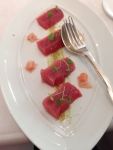 Restaurant Le Gril aux herbes d'Evan - Thon rouge Bluefin