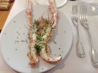 Restaurant Le Gril aux herbes d'Evan - Langoustines Restaurant Le Gril aux herbes d'Evan - Langoustines