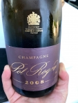 Restaurant Le Gril aux Herbes - Champagne Pol Roger Rosé 2008 Restaurant Le Gril aux Herbes - Champagne Pol Roger Rosé 2008
