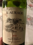 Restaurant Le Gril aux Herbes - Côte de Castillon L'aurage 2010 Restaurant Le Gril aux Herbes - Côte de Castillon L'aurage 2010