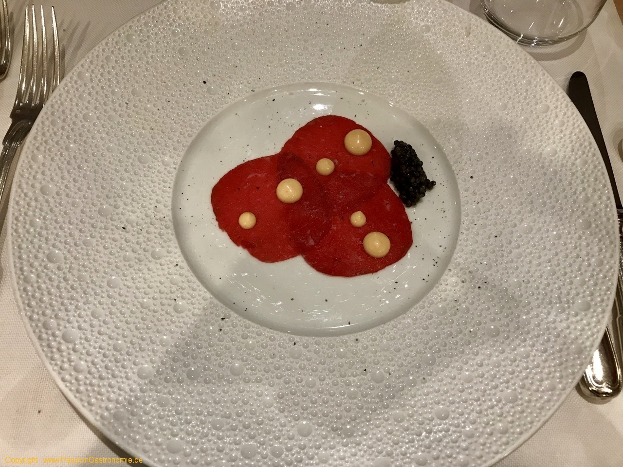 Restaurant Le Grill aux Herbes d'Evan - Carpaccio de Simmental
