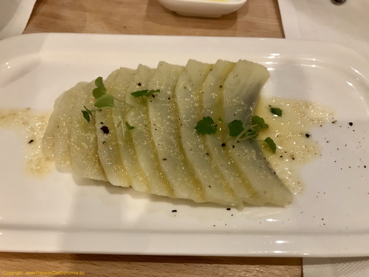 Restaurant Le Grill aux Herbes d'Evan - Emincé de coeur d'artichauts