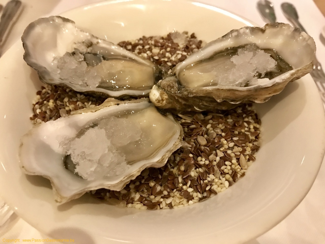 Restaurant Le Grill aux Herbes d'Evan - Huitre
