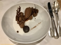 Restaurant Le Grill aux herbes d'Evan - Dessert autour du chocolat