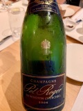 Restaurant Gril aux herbes - Cuvée Winston Churchill 2004 de chez Pol Roger