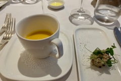 Restaurant Gril aux herbes - Velouté carotte-cumin