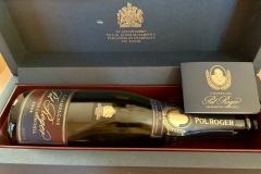 Restaurant Gril aux herbes - Cuvée Winston Churchill 2004 de chez Pol Roger Restaurant Gril aux herbes - Cuvée Winston Churchill 2004 de chez Pol Roger