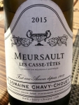 Restaurant Le Métin - Meursault 2015 Les casse-têtes de chez Chavy-Chouet