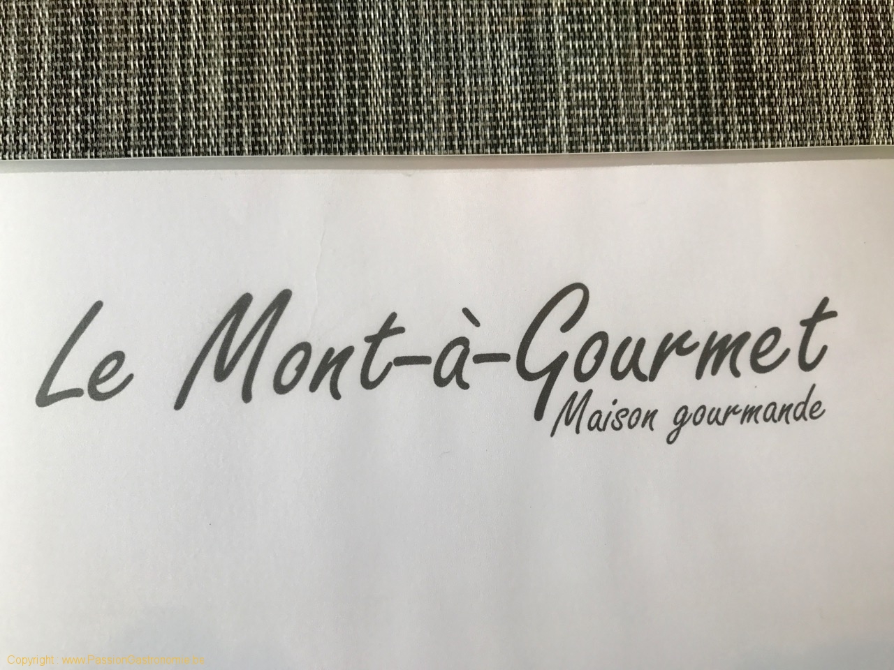 Restaurant LeMont-A-Gourmet - Le logo