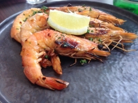 Restaurant Leonor Bruxelles - Gambas sauvages Restaurant Leonor Bruxelles - Gambas sauvages