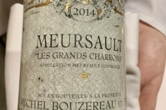 Restaurant Le Prieuré Saint-Géry - Meursault Les Grands Charrons 2014 de chez Michel Bouzereau Restaurant Le Prieuré Saint-Géry - Meursault Les Grands Charrons 2014 de chez Michel Bouzereau