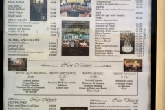 Restaurant Les 1001 nuits - La carte Restaurant Les 1001 nuits - La carte