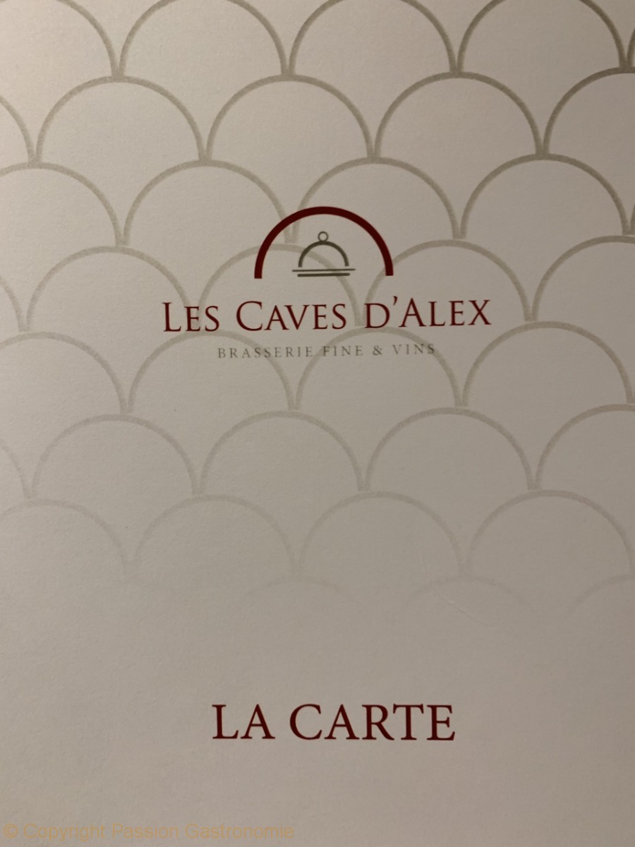 Restaurant Les Caves d'Alex - Logo de la carte