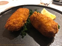 Restaurant Les Caves d'Alex - Croquettes aux crevettes grises de la mer du nord