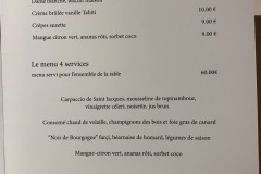 Restaurant Les Caves d'Alex - La carte des desserts et le menu Restaurant Les Caves d'Alex - La carte des desserts et le menu