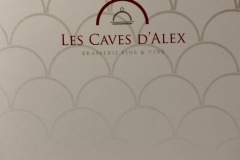 Restaurant Les Caves d'Alex - Logo de la carte