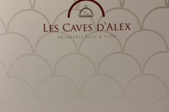 Restaurant Les Caves d'Alex - Logo de la carte Restaurant Les Caves d'Alex - Logo de la carte