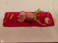 Restaurant Les Eleveurs - Carpaccio de daim Restaurant Les Eleveurs - Carpaccio de daim