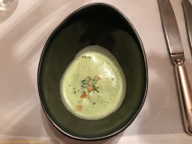 Restaurant Les Pieds dans le Plat - Mise en bouche : potage