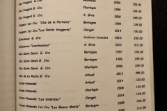 Restaurant L'Essentiel - La carte des vins Restaurant L'Essentiel - La carte des vins