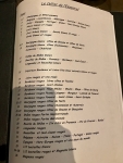 Restaurant L'Essentiel - Index de la carte des vins Restaurant L'Essentiel - Index de la carte des vins