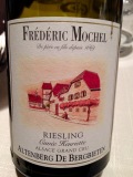 Restaurant Les Trois Petits Bouchons - Riesling Grand Cru Altenberg de Bergbieten de Frédéric Mochel