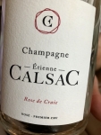 Restaurant L'Impératif - Champagne rosé Etienne Calsac Restaurant L'Impératif - Champagne rosé Etienne Calsac