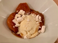Restaurant Little Paris - Abricot et glace vanille